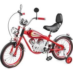 Small Rider Детский велосипед-мотоцикл Motobike Vintage, красный (1224958/цв 1224967)