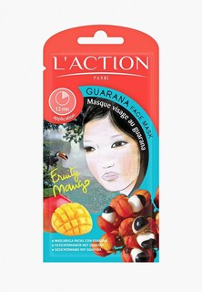 Маска для лица LAction Laction с экстрактом гуараны Guarana, 12 г