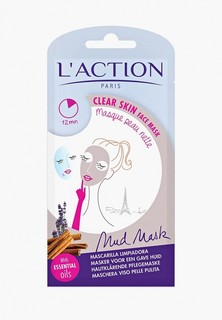 Маска для лица LAction Laction очищающая Peau Nette, 15 г