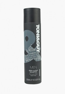 Шампунь Toni&Guy Toni&;Guy Глубокое очищение для мужчин "Men Deep clean shampoo", 250 мл