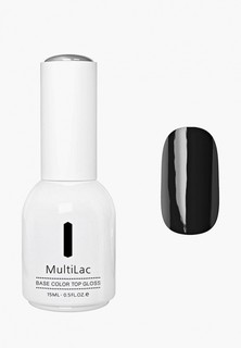Гель-лак для ногтей Runail Professional MultiLac классический, цвет: Черная кошечка, Black Cat, 15 мл
