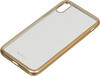 Чехол (клип-кейс) DEPPA Gel Plus Case, для Apple iPhone X, золотистый [85337]
