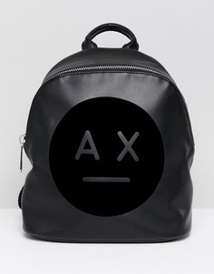 Рюкзак с логотипом Armani Exchange - Черный