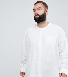 Оксфордская рубашка с длинными рукавами Jacamo Plus - Белый