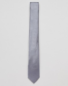 Серый фактурный шелковый галстук Michael Kors - Серый