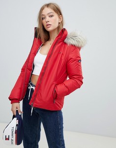 Пуховая куртка Tommy Jeans - Красный