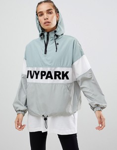 Куртка с полупрозрачной вставкой Ivy Park - Синий