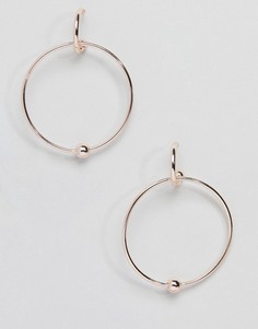 Серьги-кольца STEVE MADDEN - Золотой