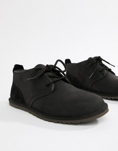 Серые кожаные ботинки чукка Ugg Maksim - Серый