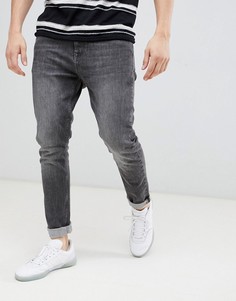 Выбеленные серые суженные книзу джинсы Esprit - Серый