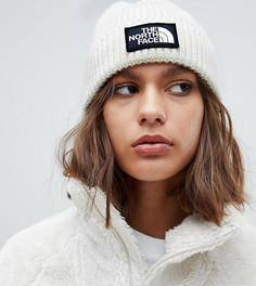 Белая шапка-бини с логотипом The North Face - Белый