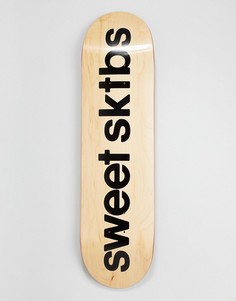 Дека скейтборда 8,25 дюйма SWEET SKTBS - Коричневый