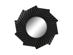 Глянцевое черное зеркало marsi (ambicioni) черный 99.0x99.0x3.0 см.