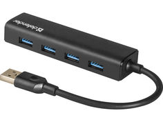 Хаб USB Defender Quadro Express USB 3.0 4-ports 83204