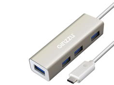 Хаб USB Ginzzu GR-518UB USB Type-C - USB 4 ports