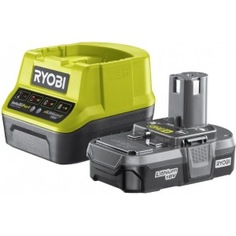 Аккумулятор ryobi one+ rc18120-113 (18 в; 1.3 а*ч; li-ion) + зарядное устройство rc18120