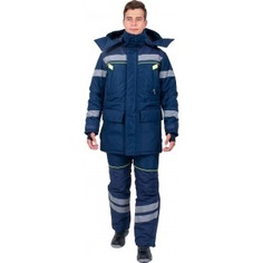 Утепленный мужской костюм факел profline specialist winter темно-синий, р.56-58, рост 170-176 87467735.008