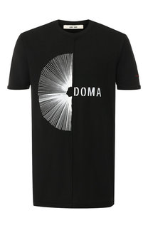 Хлопковая футболка с принтом Damir Doma
