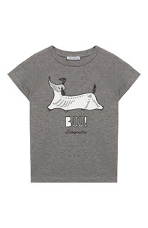 Хлопковая футболка с принтом Simonetta