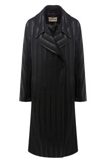 Шерстяное пальто с отложным воротником Roberto Cavalli