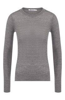Шерстяной лонгслив с круглым вырезом T by Alexander Wang