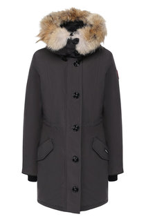 Пуховик Rossclair с меховой отделкой капюшона Canada Goose