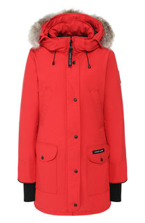 Пуховик Trillium с меховой отделкой капюшона Canada Goose