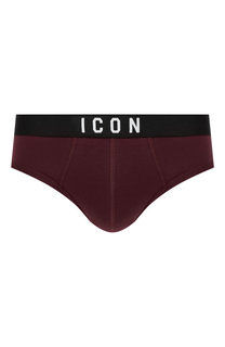 Хлопковые брифы с широкой резинкой Dsquared2