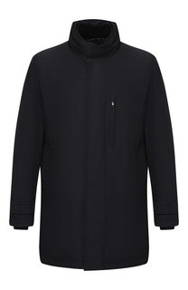 Пуховая куртка на молнии с воротником-стойкой Moncler