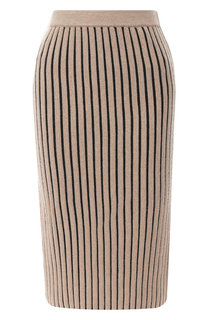 Шерстяная юбка-карандаш с эластичным поясом Victoria, Victoria Beckham