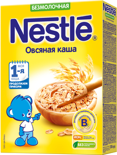 Каша Nestle Nestlé Безмолочная овсяная (с 5 месяцев) 200 г, 1шт.