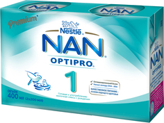 Молочная смесь NAN (Nestlé) 1 готовая к употреблению (с рождения) 400 мл, 1шт.