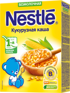 Каша Nestle Nestlé Безмолочная кукурузная (с 5 месяцев) 200 г, 1шт.