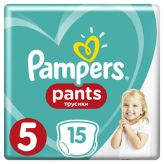 Подгузники Pampers Трусики Pants 5 (12-17 кг) 15 шт., 1шт.