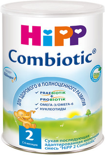 Молочная смесь HiPP HiPP 2 Combiotic (с 6 месяцев) 800 г, 1шт.