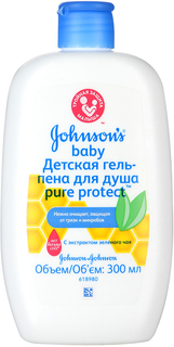 Гель Johnsons baby Pure protect для душа 300 мл, 1шт.