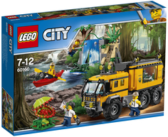 Конструктор LEGO LEGO City Jungle Explorer 60160 Передвижная лаборатория в джунглях, 1шт.