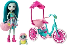 Игровой набор Enchantimals Кукла со зверюшкой и транспортным средством, 1шт.