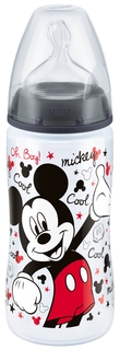 Пластиковая бутылочка Nuk First Choice Plus Disney с соской М 300 мл, 1шт.