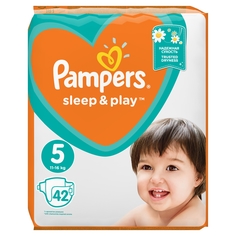 Подгузники Pampers «Sleep & Play»Junior (11-18 кг) 42 штук, 1шт.