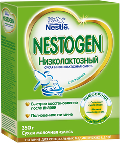 Молочная смесь Nestogen Nestogen (Nestlé) Низколактозный (с рождения) 350 г, 1шт.