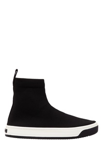Текстильные черные ботинки Marc Jacobs