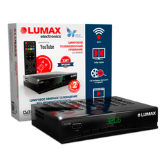 Приемник телевизионный DVB-T2 Lumax