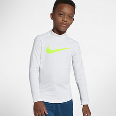 Футболка для тренинга с длинным рукавом для мальчиков школьного возраста Nike Pro Warm