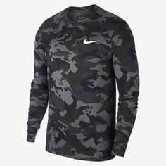 Мужская футболка с длинным рукавом для тренинга с камуфляжным принтом Nike Dri-FIT Legend
