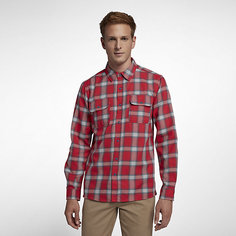 Мужская рубашка из тканого материала с длинным рукавом Hurley Dri-FIT Syd Nike