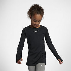 Футболка для тренинга с длинным рукавом для девочек школьного возраста Nike Pro Warm