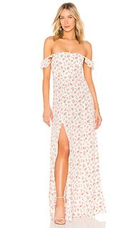 Макси платье bardot - FLYNN SKYE