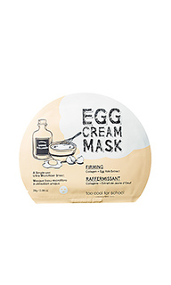 Тканевая маска egg cream mask (firming) - Too Cool For School