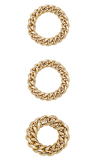 Кольца chain link - joolz by Martha Calvo